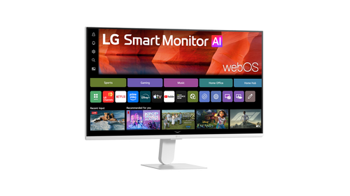 LG Smart Monitor AI 27U511SB-W - 27 FHD IPS 120Hz with webOS