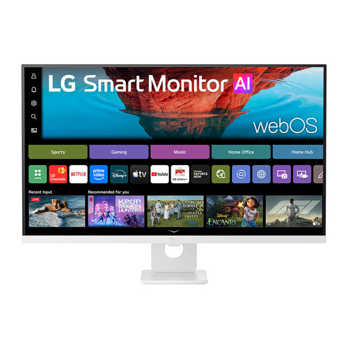 LG Smart Monitor AI 32U721SB-W - 31.5 UHD VA with webOS