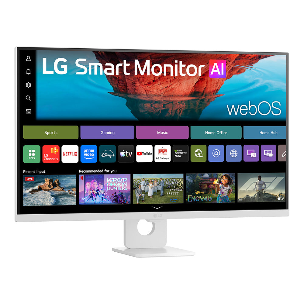 LG Smart Monitor AI 32U721SB-W - 31.5 UHD VA with webOS