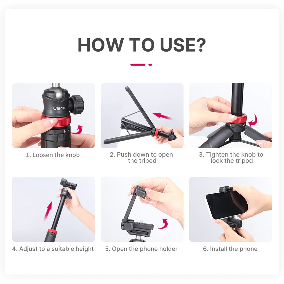 Ulanzi MT-44B Tripod Selfie Stick