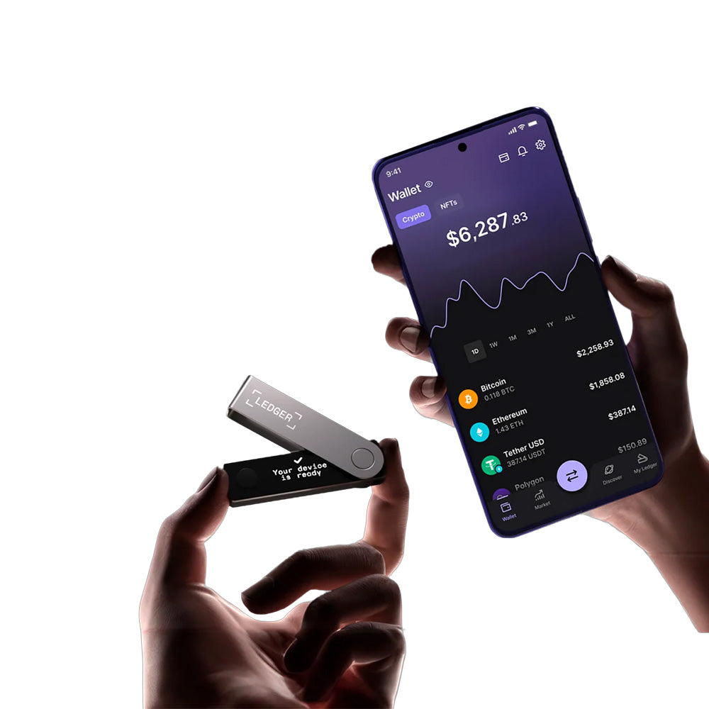 Ledger Nano X Crypto Hardware Wallet (Onyx Black)