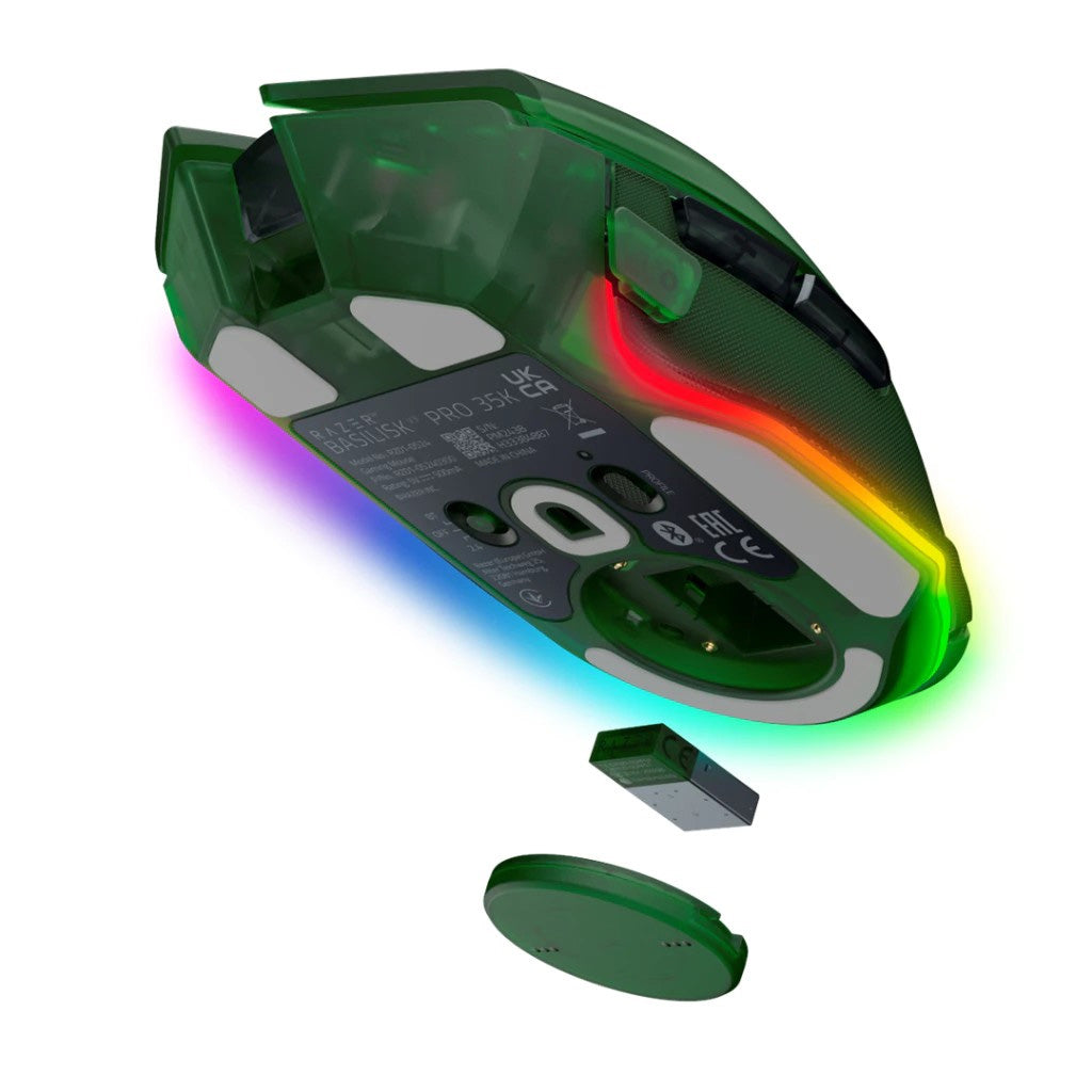 Razer Basilisk V3 Pro 35K Wireless Gaming Mouse (Phantom Green