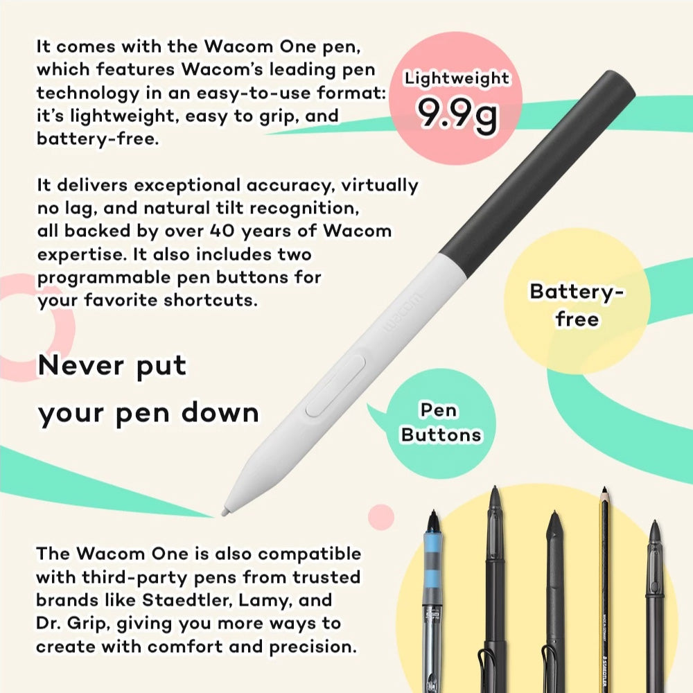 Wacom One 14 Pen Display (DTC141) – Challenger Singapore