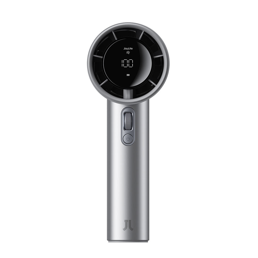 Jisulife Pro1S-Titanium Silver Handheld USB Fan (2026