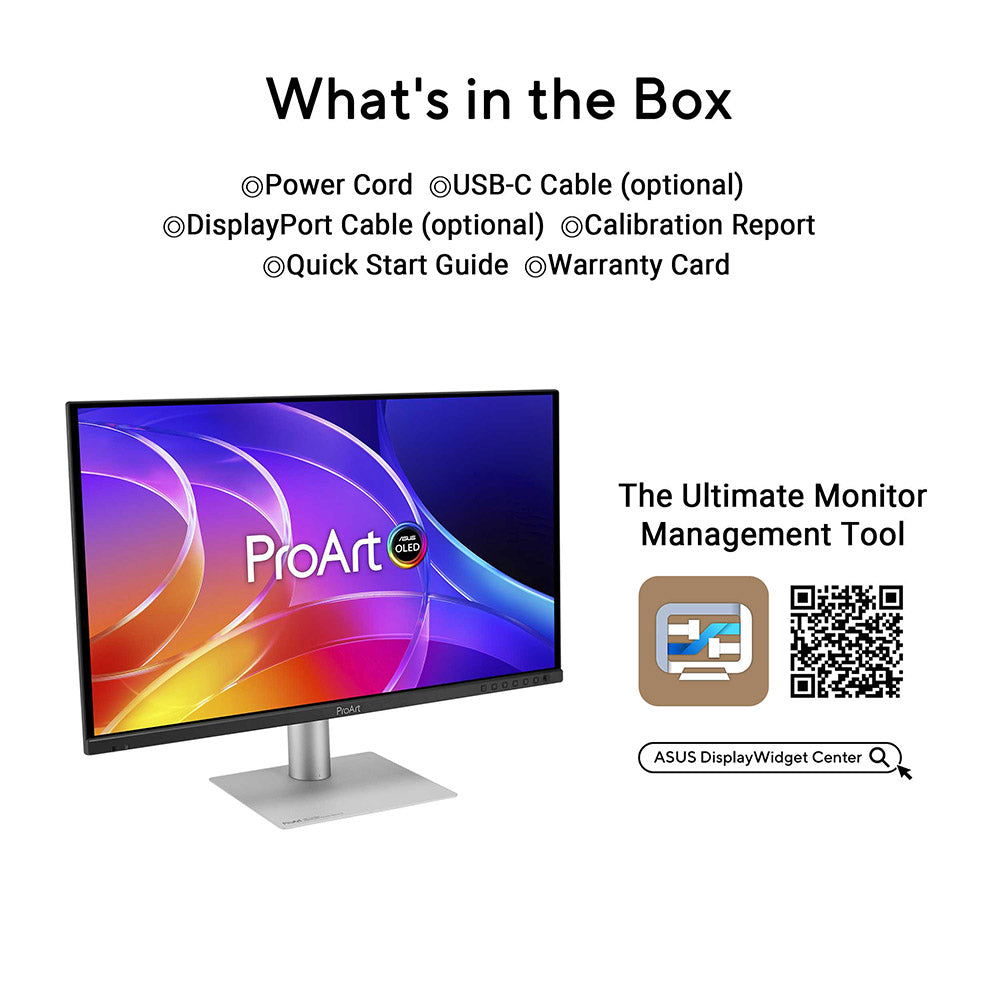 Asus ProArt PA279CDV - 27 UHD OLED Professional Monitor