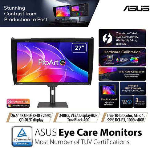 Asus ProArt PA27USD - 27 UHD OLED Professional Monitor