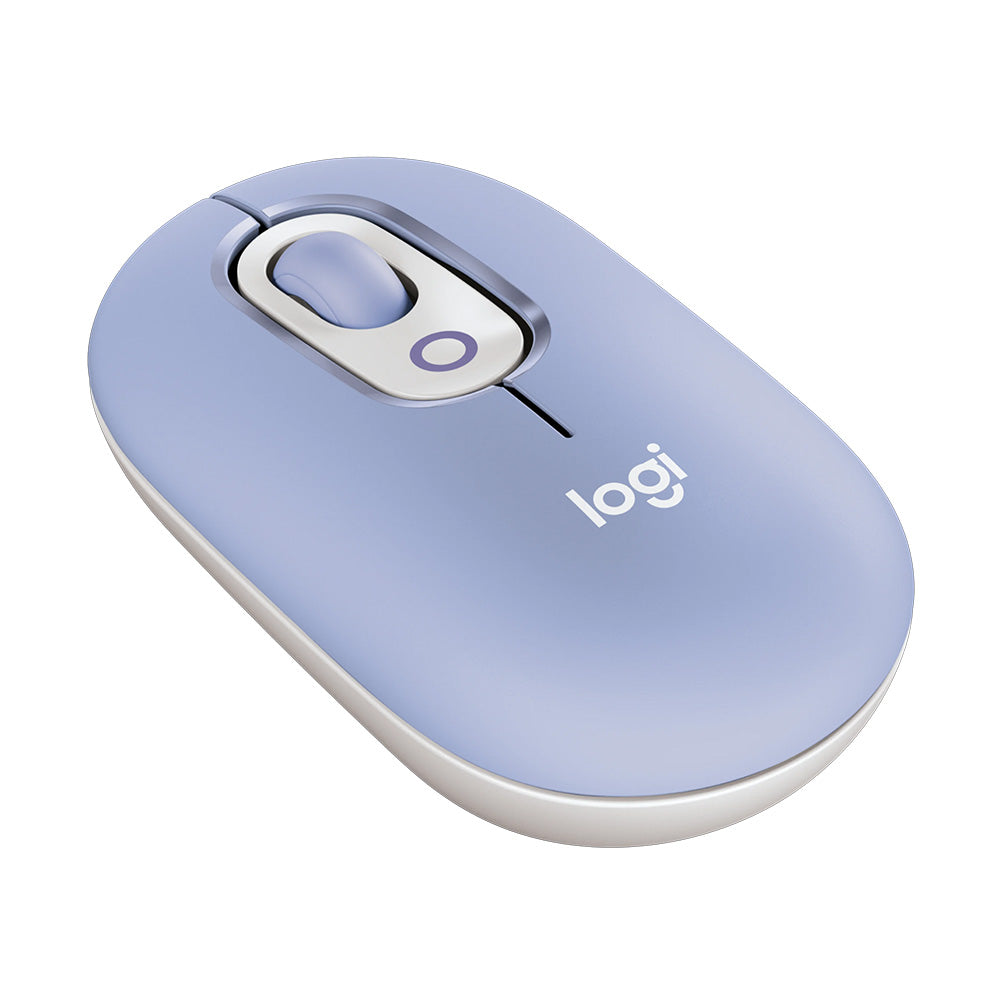 Logitech POP Wireless Bluetooth Mouse with Emoji (Lilac)