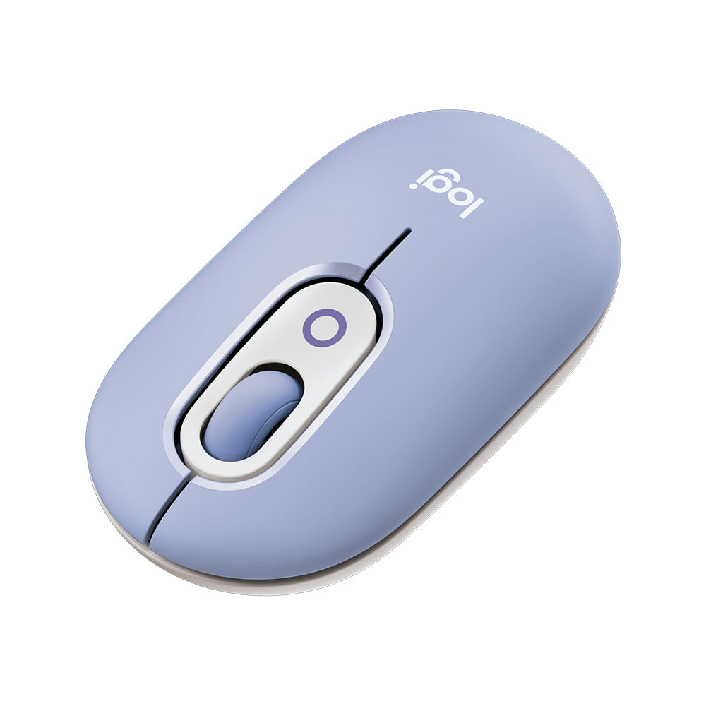 Logitech POP Wireless Bluetooth Mouse with Emoji (Lilac)
