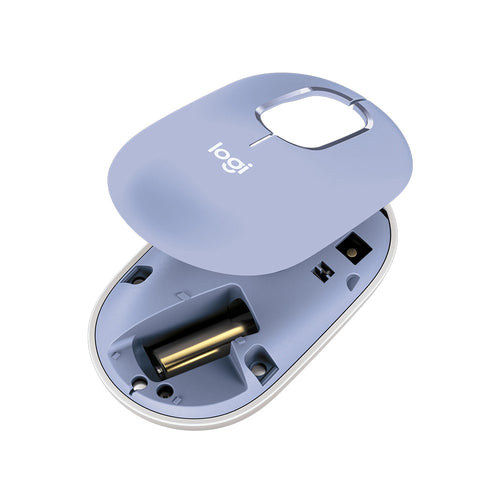 Logitech POP Wireless Bluetooth Mouse with Emoji (Lilac)