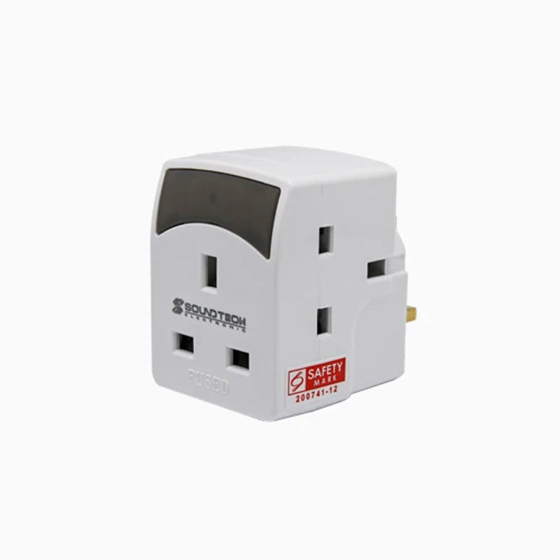SoundTeoh PP-48A 3-Way Adaptor Plug