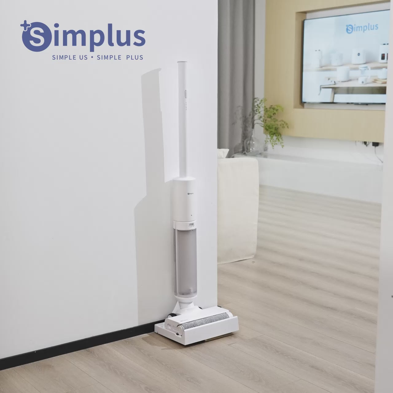 Simplus XDJH003WH00-S White Brushed Motor Wet Vacuum Cleaner