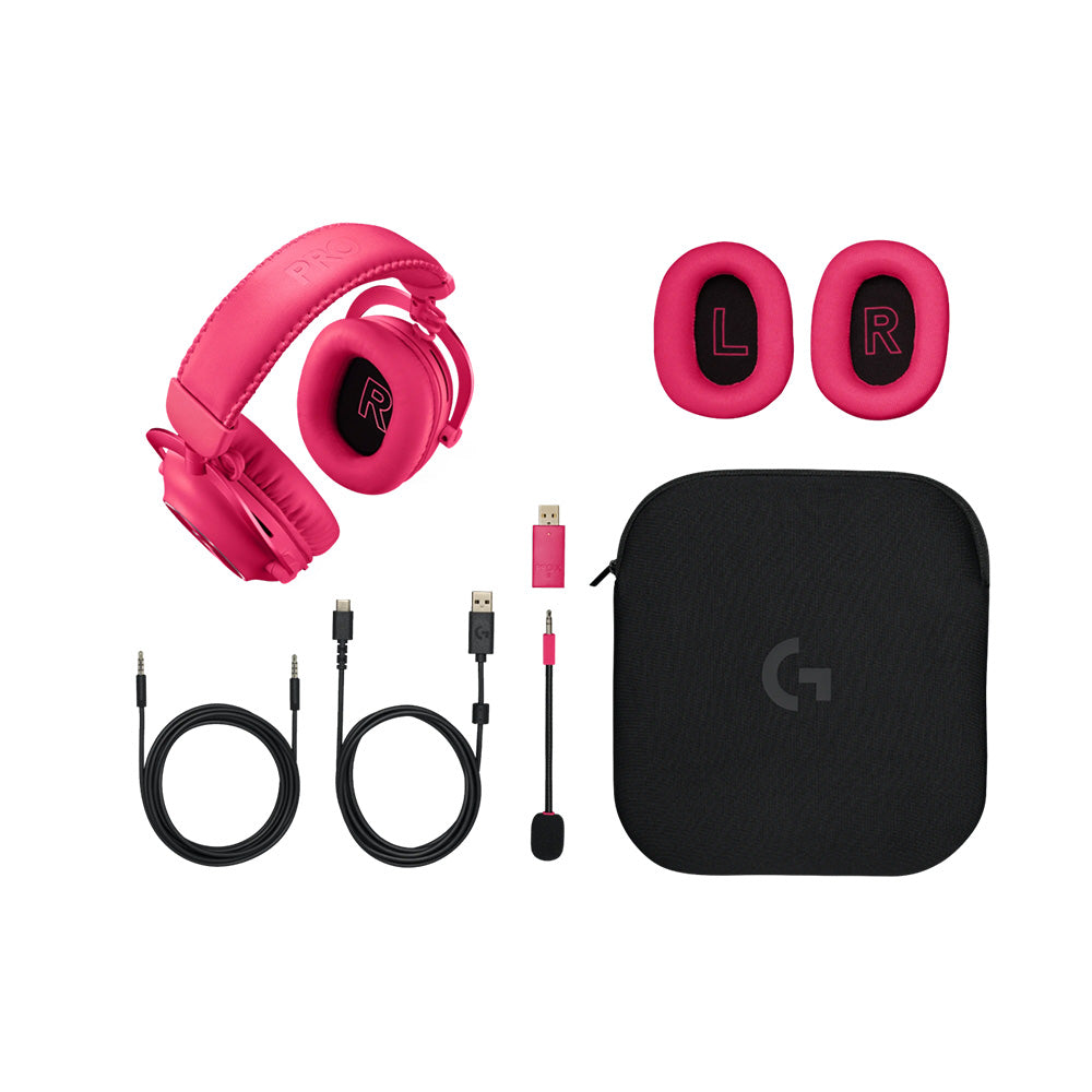 Logitech G Pro X 2 Lightspeed Wireless Gaming Headset - Magenta