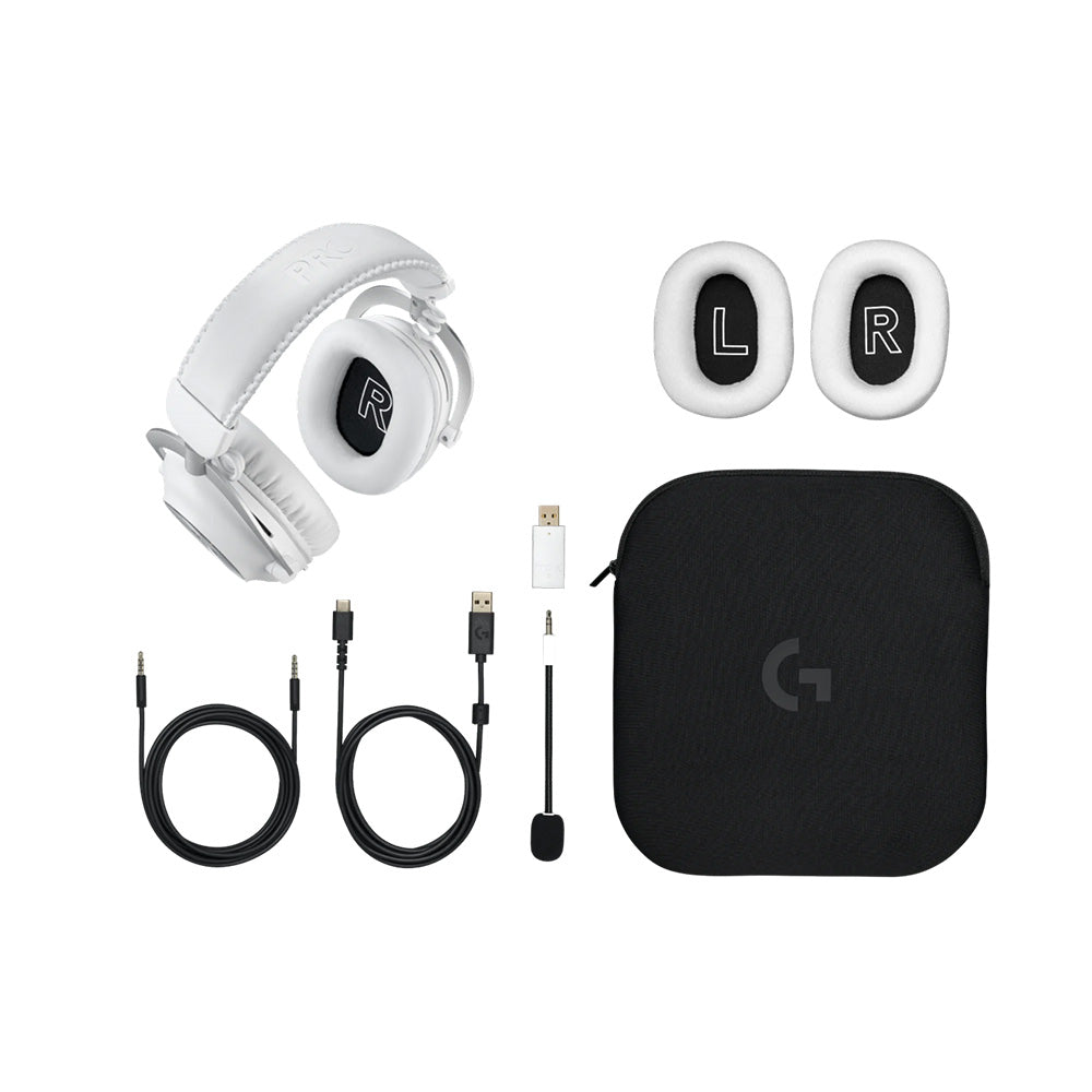Logitech G Pro X 2 Lightspeed Wireless Gaming Headset - White
