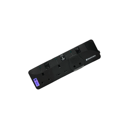 Soundteoh PS-003A 3Way 2M Extension Socket (Black)