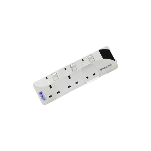 SoundTeoh PS-003A 3Way 3M Extension Socket (White)