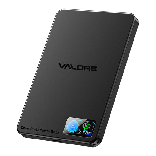Valore PD30W 10000mAh Wireless Charging Power Bank (PS04) - Black