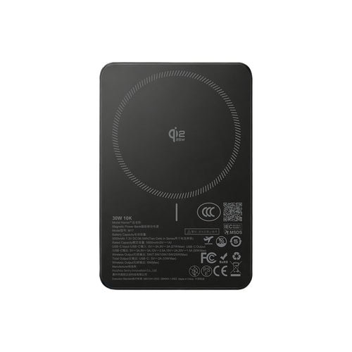 Valore PD30W 10000mAh Wireless Charging Power Bank (PS04) - Black
