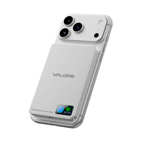 Valore PD30W 10000mAh Wireless Charging Power Bank (PS04) - Silver