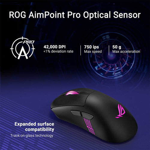 Asus ROG Keris II Origin Wireless Gaming Mouse (Black)