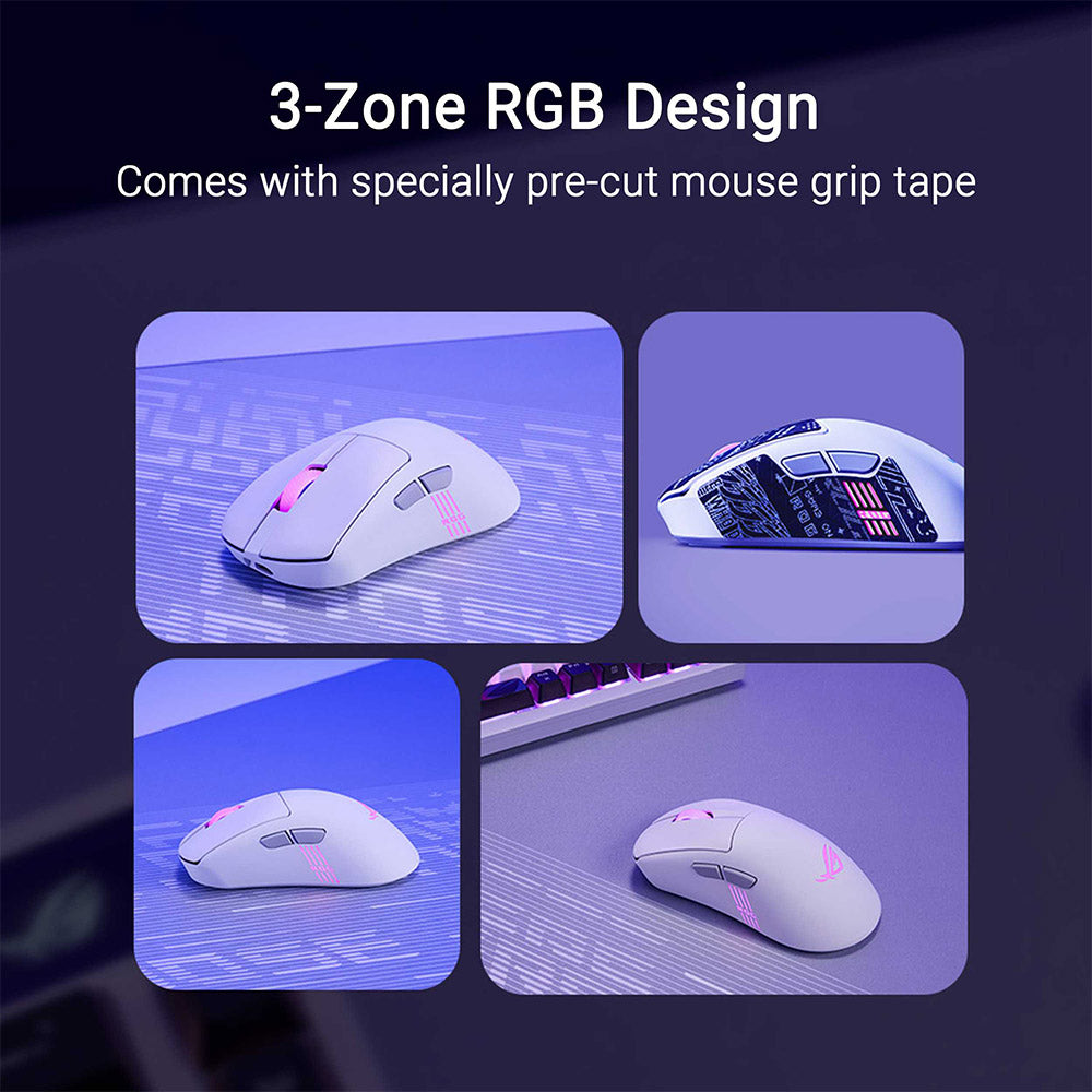Asus ROG Keris II Origin Wireless Gaming Mouse (White)
