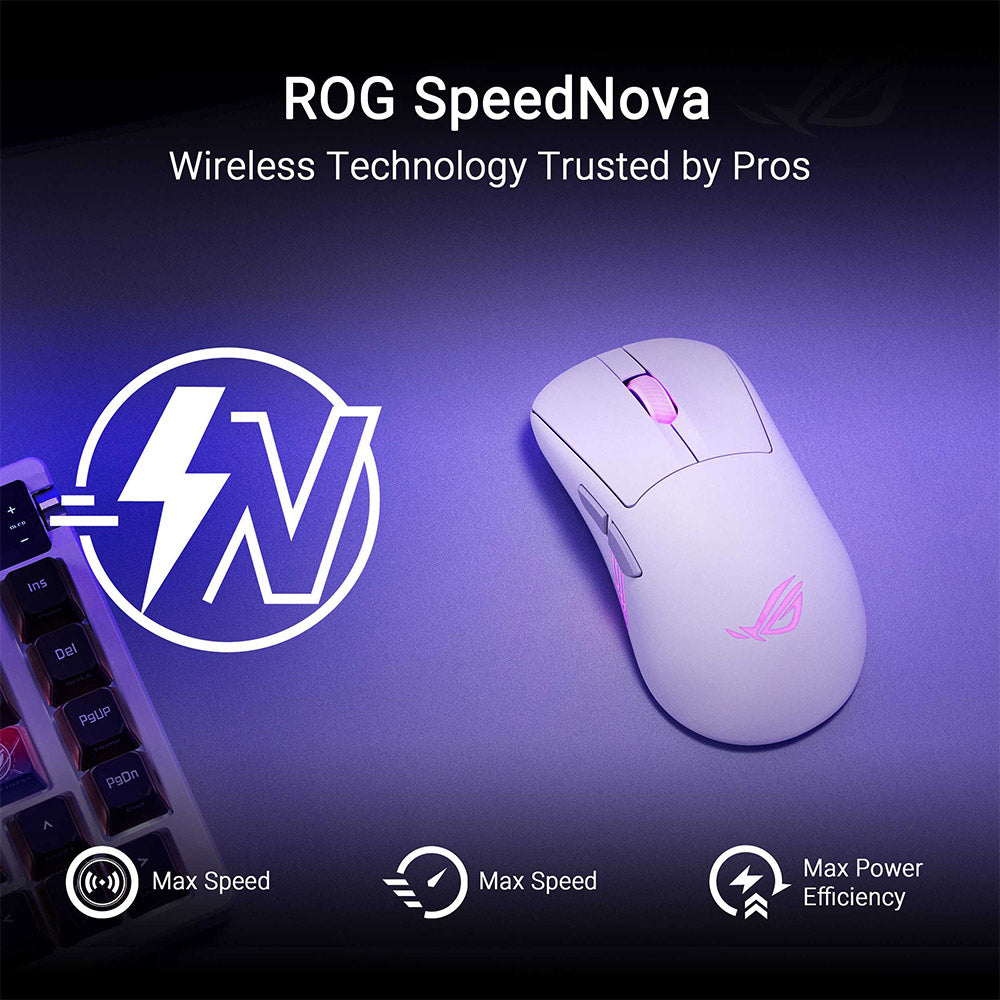 Asus ROG Keris II Origin Wireless Gaming Mouse (White)