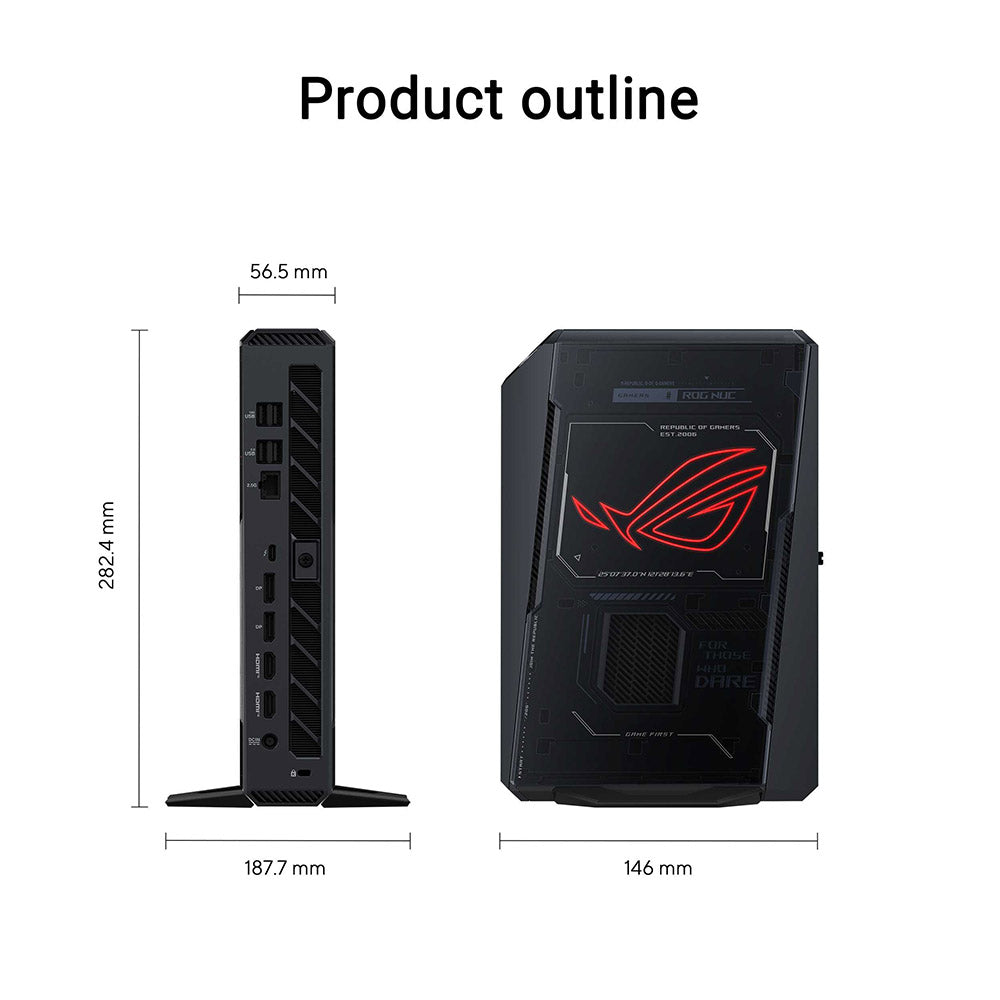 Asus ROG NUC RNUC15JNK9X28AA0 - U9-275HX 32GB 2TB RTX5080