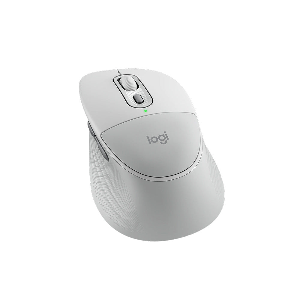 Logitech Signature Comfort Plus M850 L Bluetooth Mouse (White)
