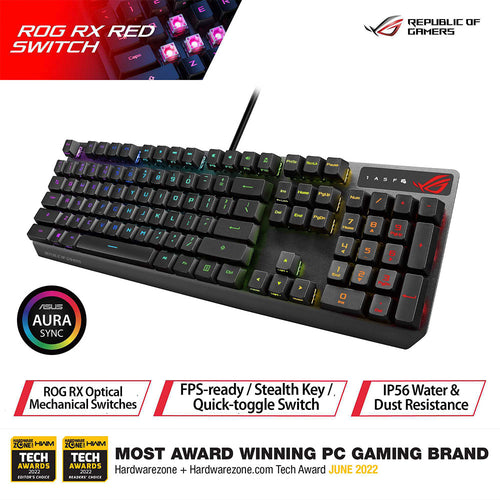 Asus ROG Strix Scope Wired Gaming Keyboard (RX Red)