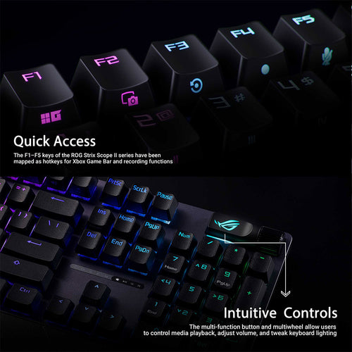 Asus ROG Strix Scope II X Wired Gaming Keyboard (NX Snow)