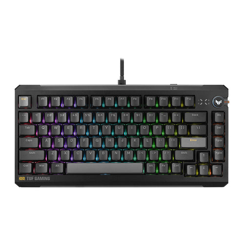 Asus TUF Gaming K4 Magnetic Wired Keyboard - Black