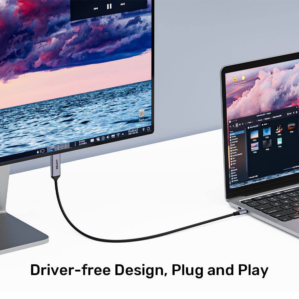 Unitek V1441AGY01 16K USB-C to DisplayPort Bi-Directional Cable