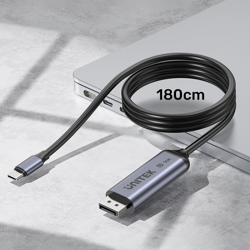 Unitek V1441AGY01 16K USB-C to DisplayPort Bi-Directional Cable