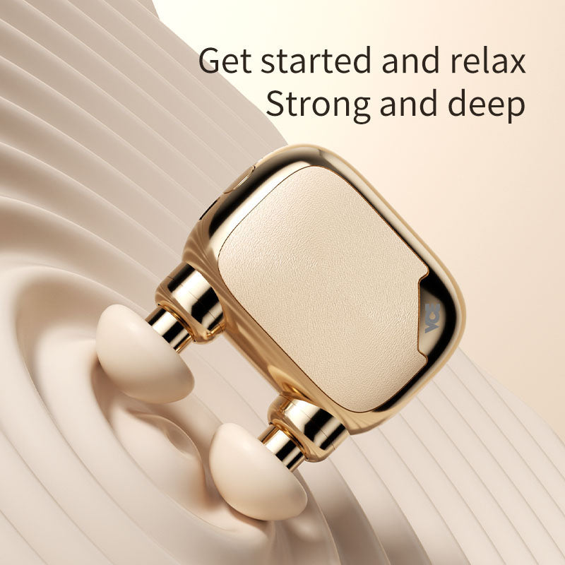 VCE VE-LAC131 Dual-Head Mini Massager Gun - Silver