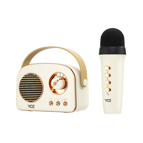 VCE VE-MM21 Wireless Speaker with Microphone (Beige)