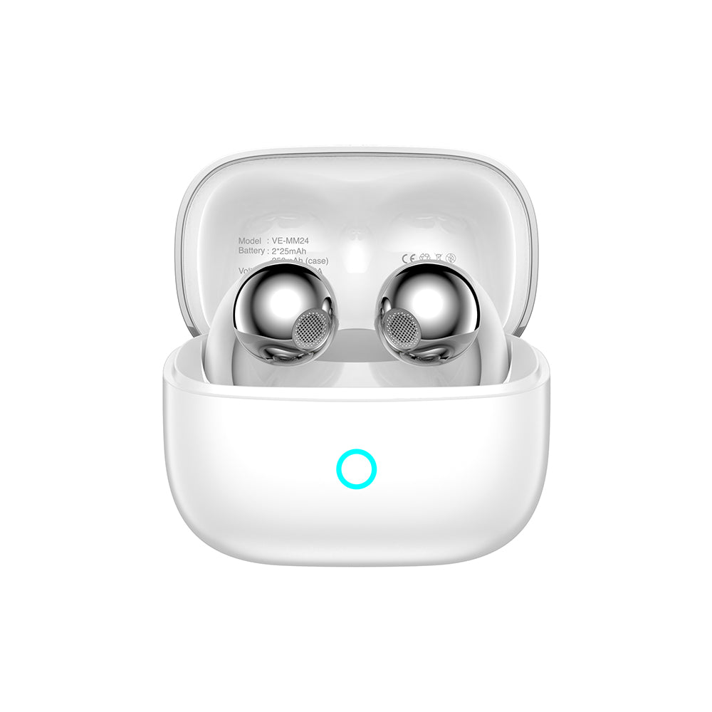 VCE VE-MM24 True Wireless Earbuds (White)