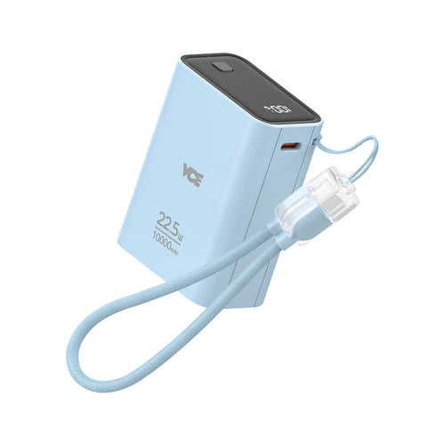 VCE VE-PB03 (PB086) 22.5W 10000mAh Power Bank - Blue