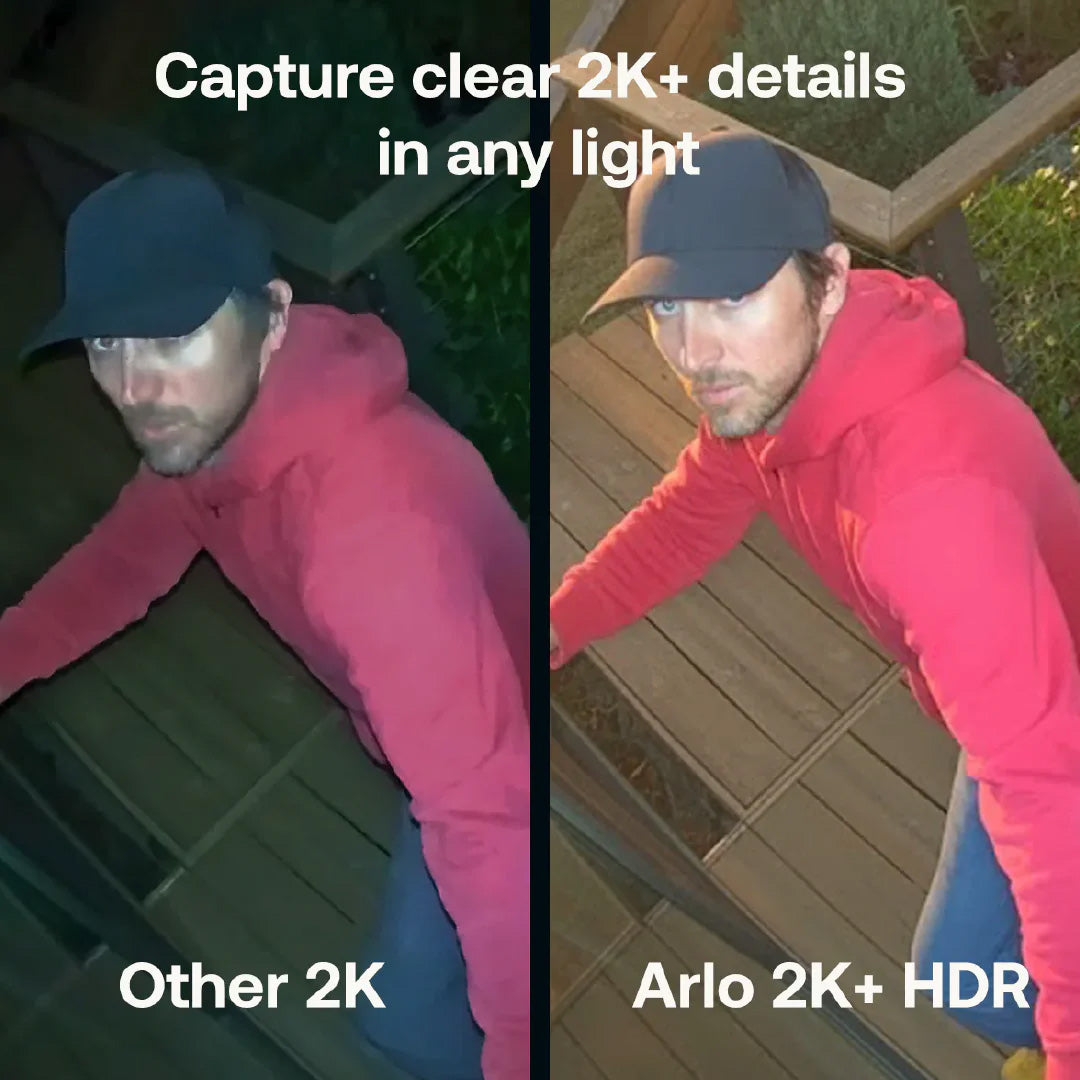 Arlo Pro 6 2K+ Outdoor Wi-Fi Battery-Powered Camera (2-Pack)