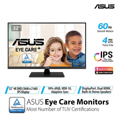 Asus VP327Q - 31.5 UHD VA 60Hz Eyecare Monitor