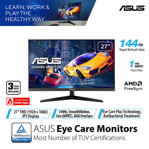 Asus VY279HG2 - 27 FHD IPS Eyecare Gaming Monitor