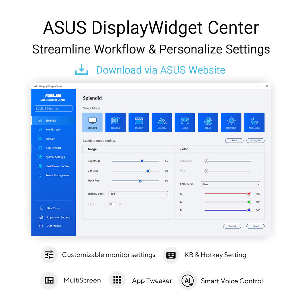 Asus VY279HG2 - 27 FHD IPS Eyecare Gaming Monitor
