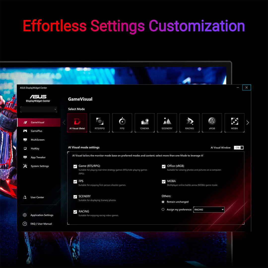 Asus ROG Strix XG27UCGR - 27 UHD Fast IPS 162/485Hz Dual Mode Gaming Monitor